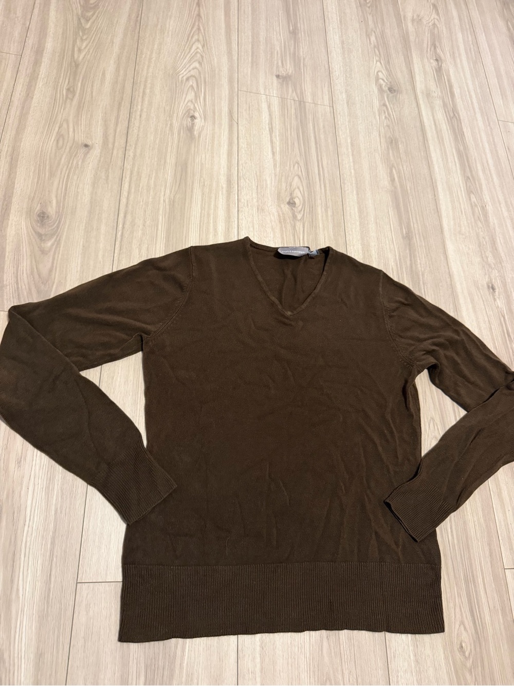 Croft & Barrow Women's Brown V-Neck Sweater